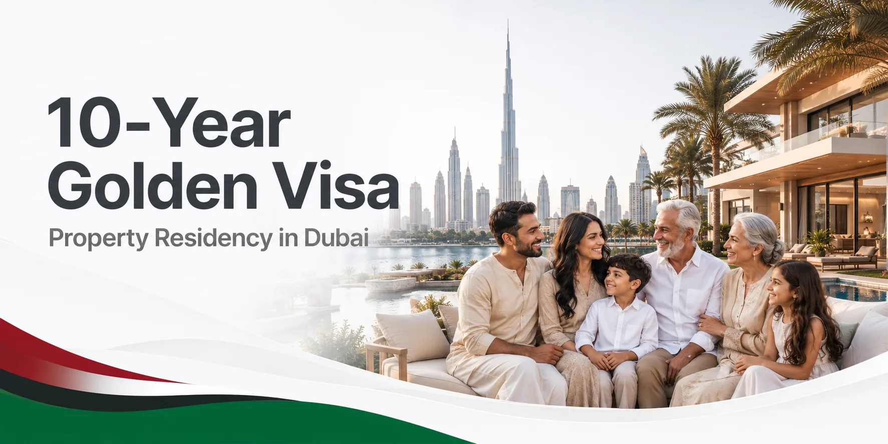 الإقامة الذهبية لـ 10 سنوات في الإمارات عبر العقار