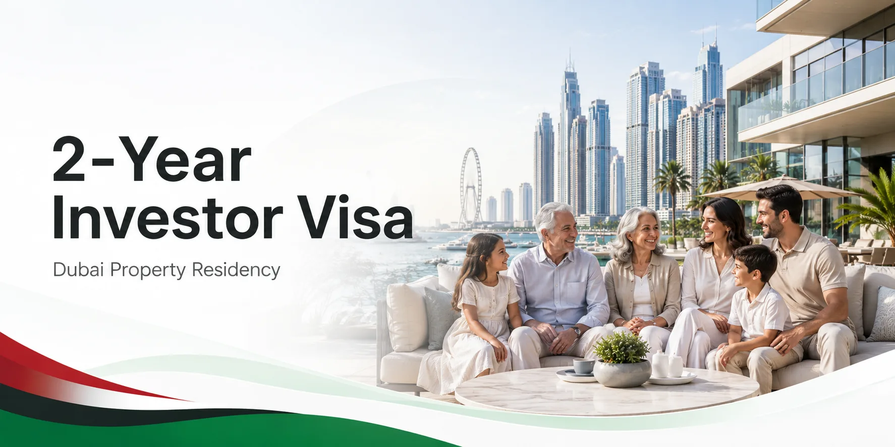 تأشيرة المستثمر لسنتين في الإمارات عبر العقار
