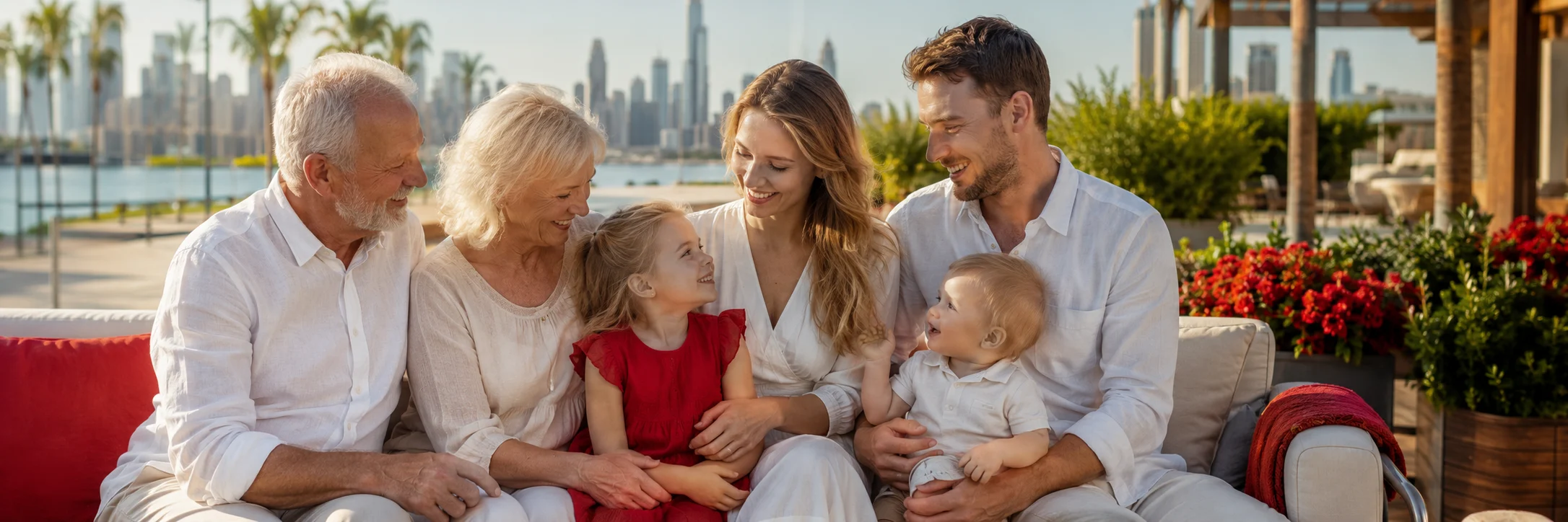 Multi-generational family together