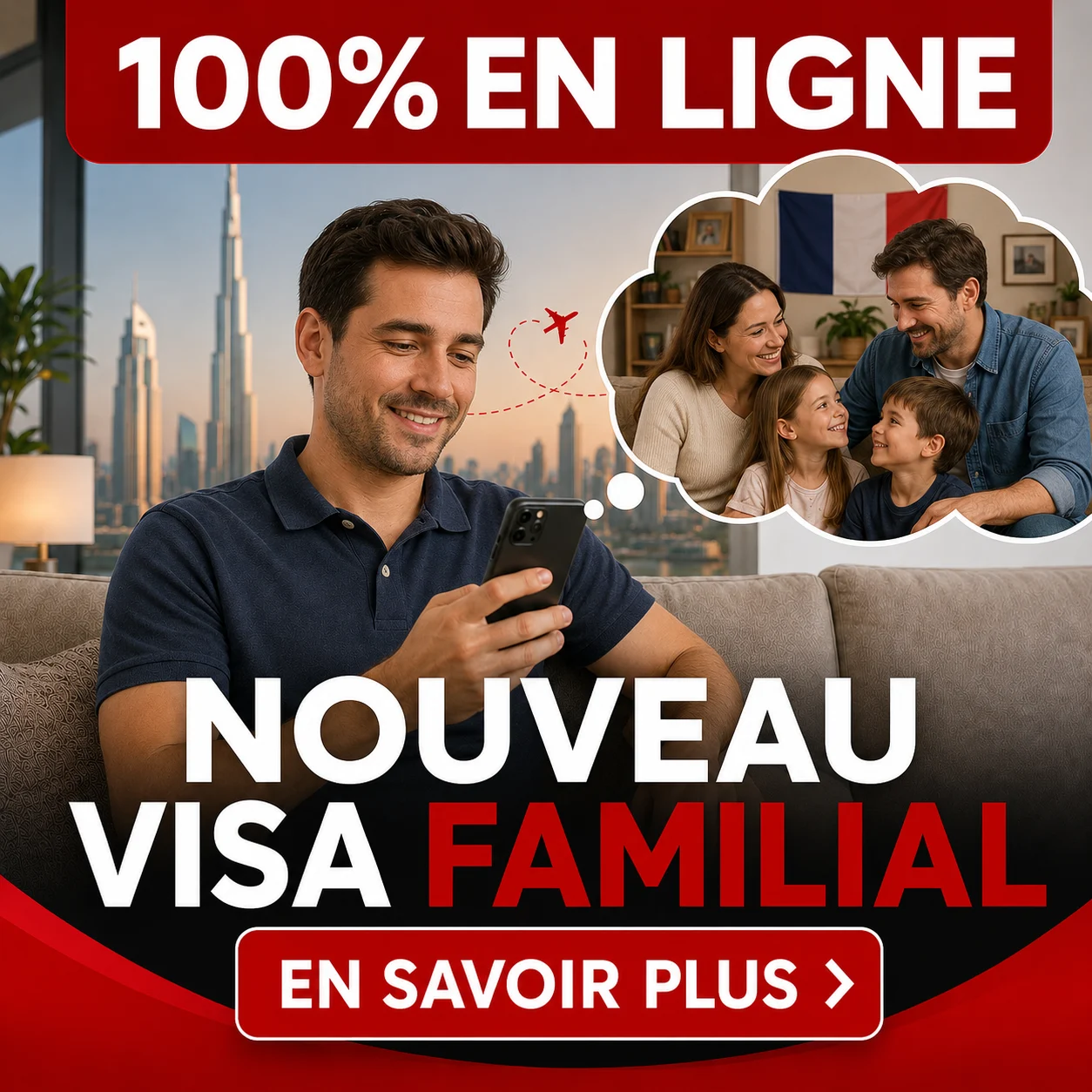 Onglet Nouveau Visa Familial