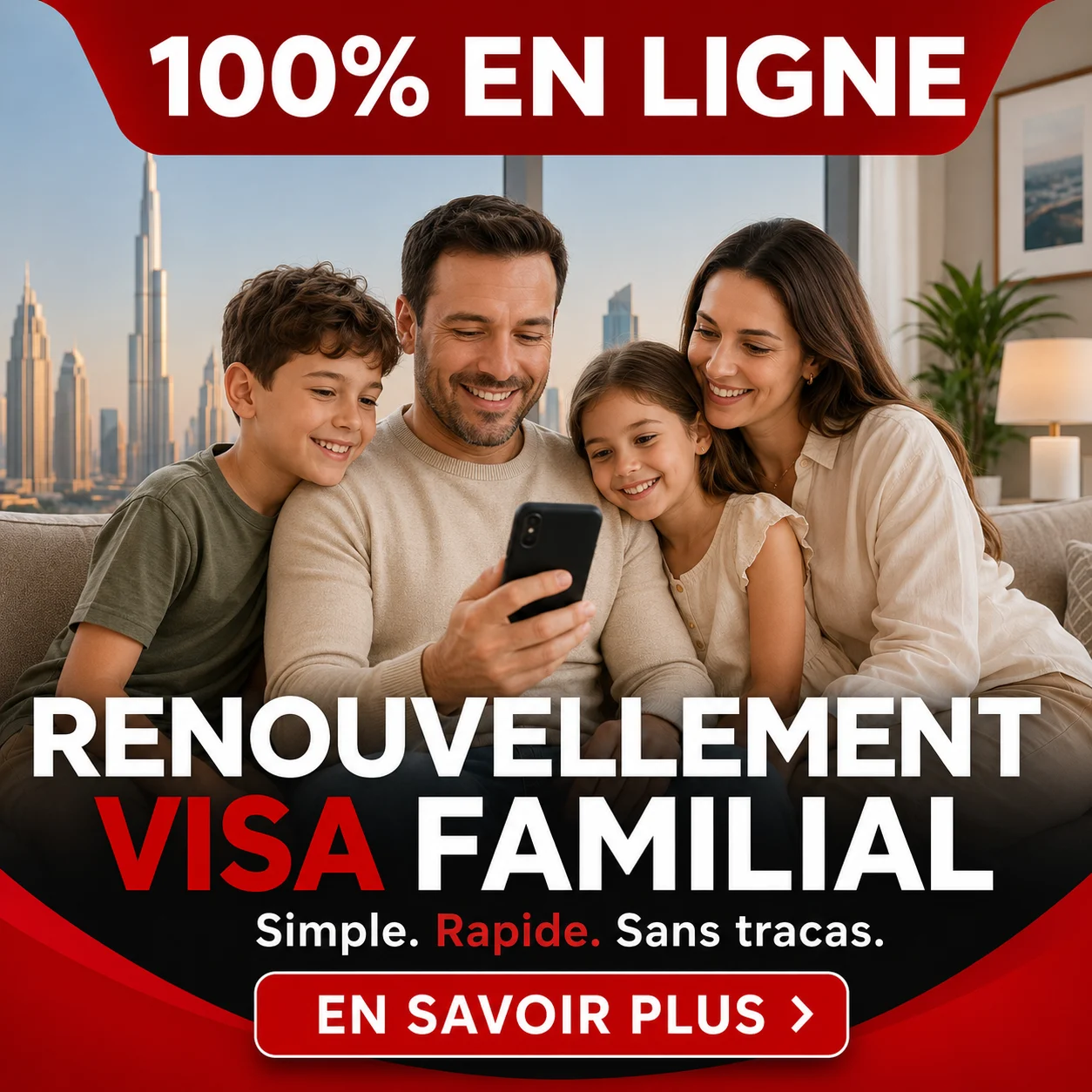 Onglet Renouvellement Visa Familial