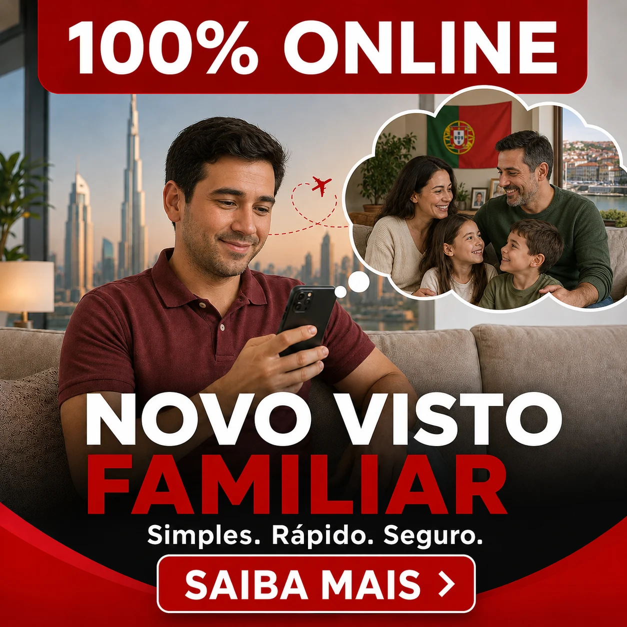 Separador de Novo Visto Familiar